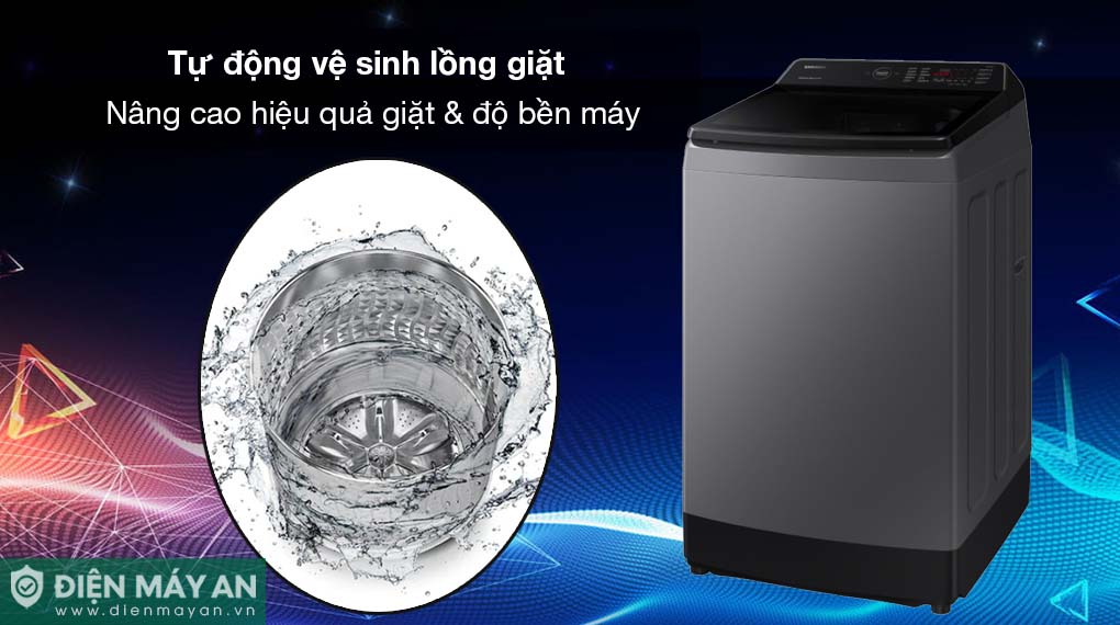 Máy Giặt Samsung Ecobubble Inverter 10.5 Kg WA10CG5745BDSV